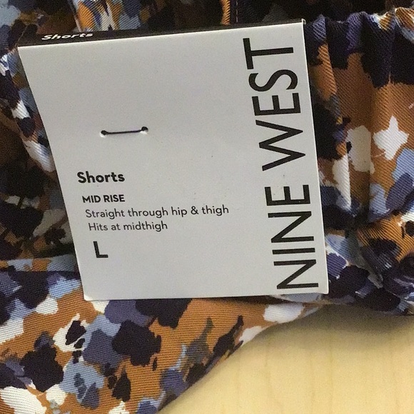 NWT Nine West Mid Rise Women’s Shorts Size L - Picture 4 of 5
